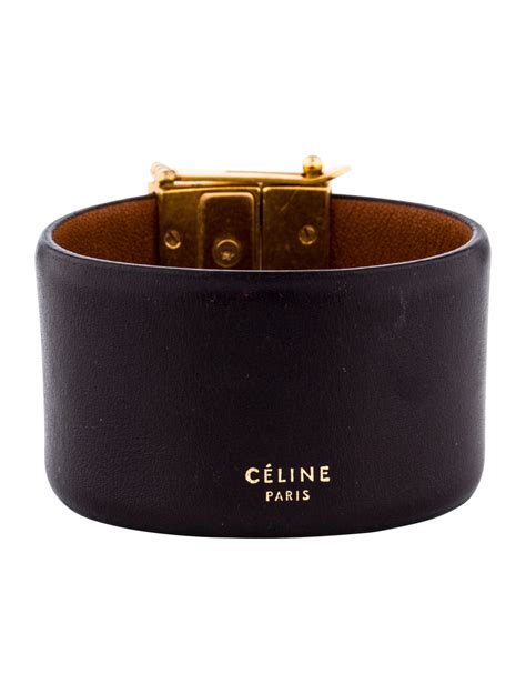 celine leather necklace|celine bracelet for women.